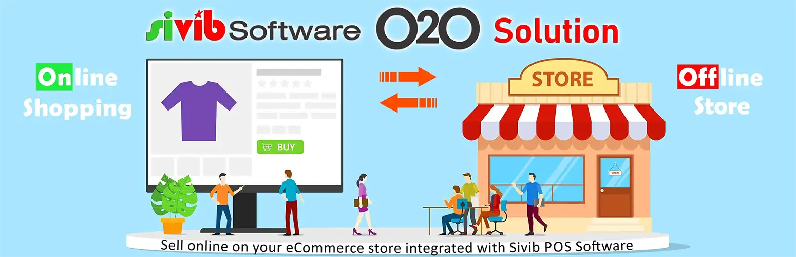 e-Commerce website integration - O2O - Best free POS Software for small business