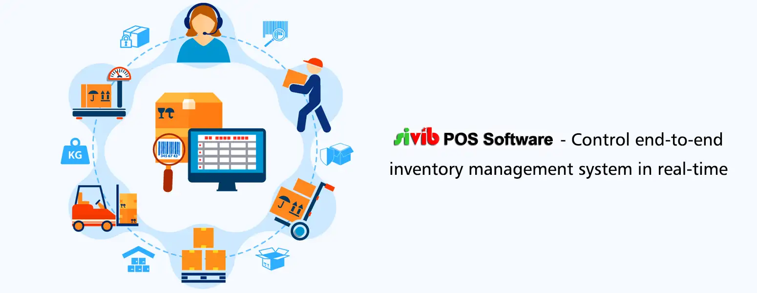 Control end-to-end inventory management system in real time