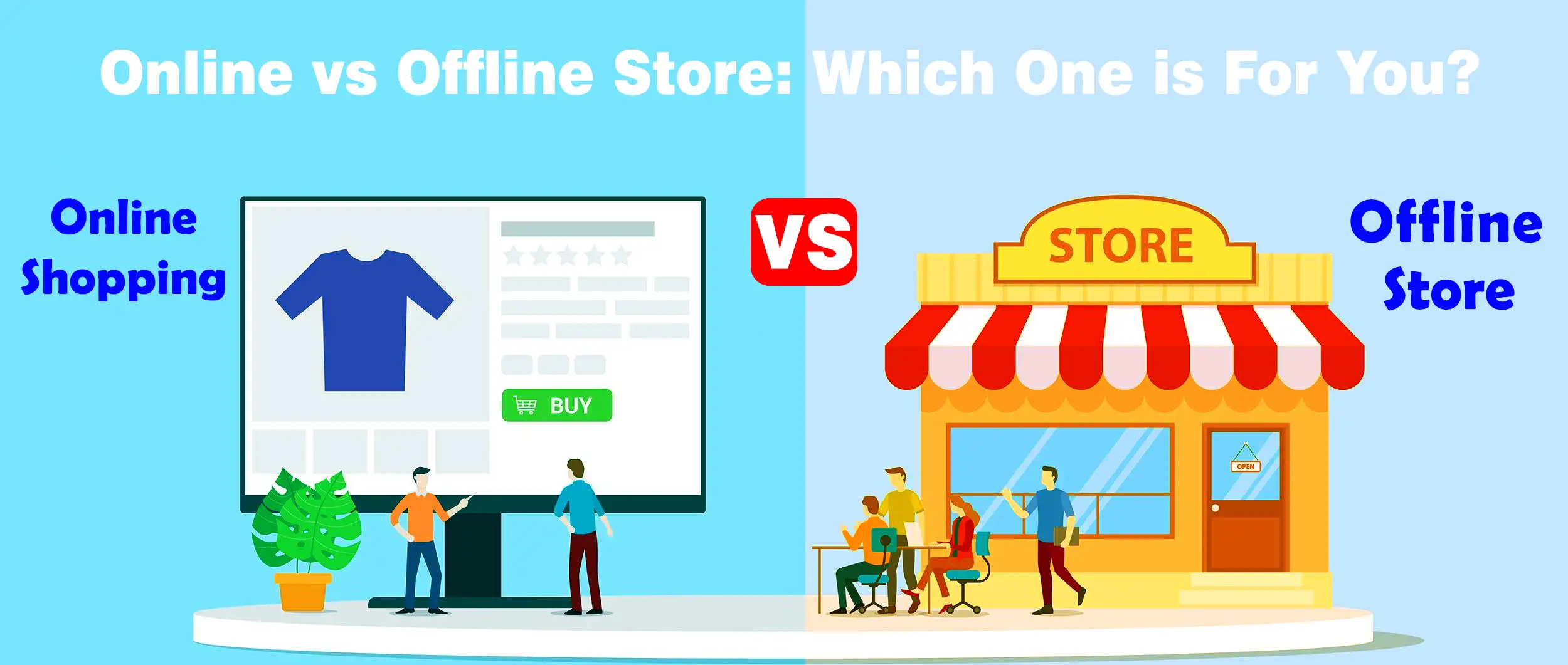 Sell online vs offline store-Which One is For You